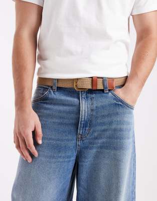 Levi's - Ceinture en toile stretch - Beige-Neutre