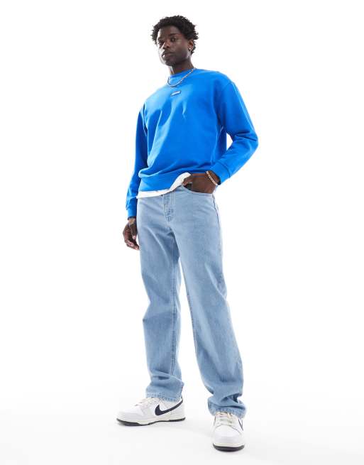 Levi's baby blue sweatshirt outlet