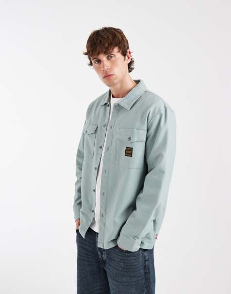 Levi's - chaqueta estilo worker en verde salvia - view 1
