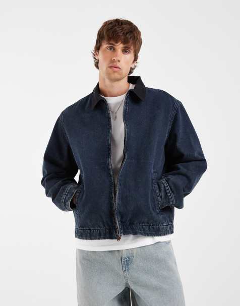 Levi's - chaqueta harrington vaquera Castro con cuello en contraste azul - view 1