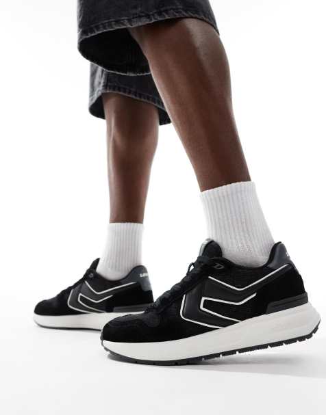 Levi's - Charge - Sorte sneakers i ruskind og denim - view 1