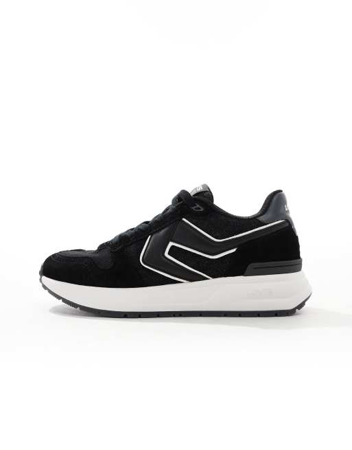 Levi s Charge suede denim trainers in black ASOS
