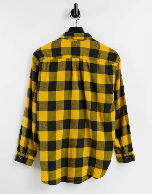 Levi s check shirt in black yellow ASOS