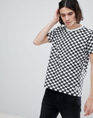 mens checkerboard t shirt