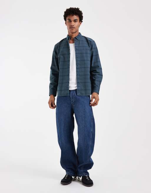 Levi's chemise à carreaux authentique boutonnée bleu, 3 de 5