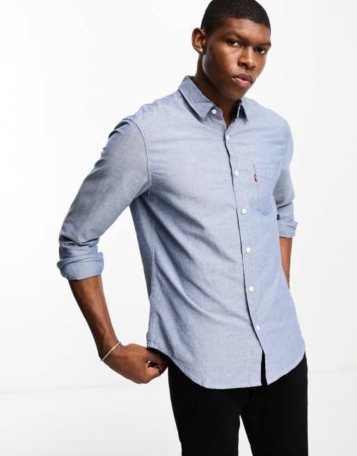 Levi s Chemise Oxford logo Bleu clair ASOS