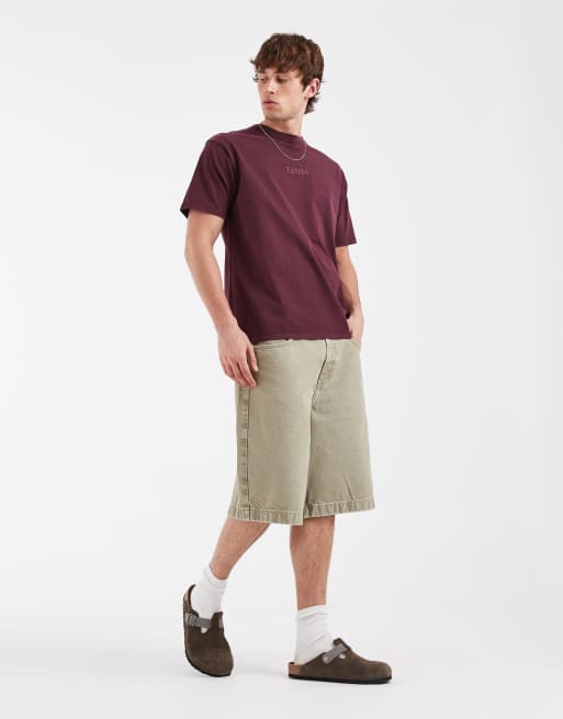 Levi's chest logo t-shirt in burgundy, 2 of 5