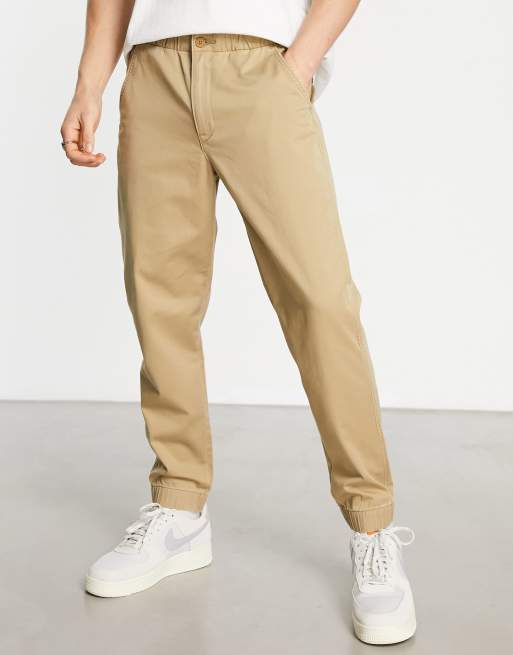 Levi s chino jogger in tan with pockets ASOS