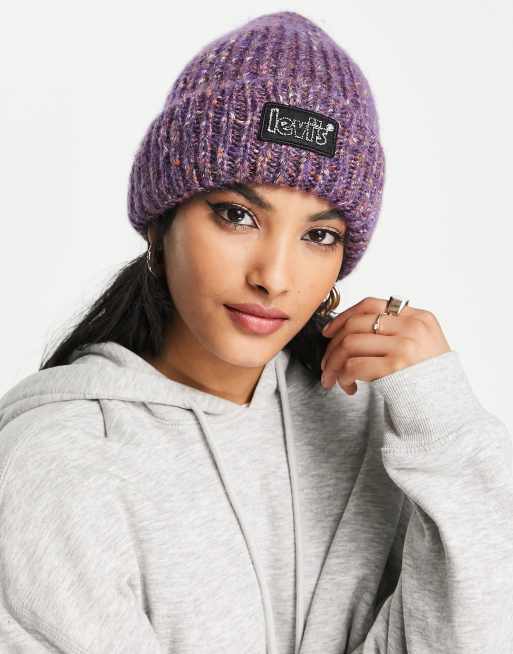 Levi's chunky beanie in purple | ASOS