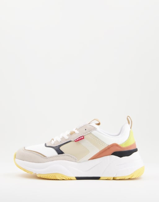 Levi's - Chunky sneakers color block multicolore con suola spessa