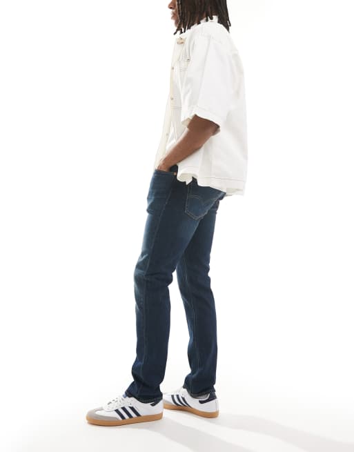 Levi's – Ciemnoniebieskie dopasowane jeansy 511 , 2 z 5