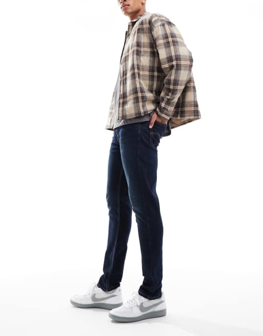 Levi's – Ciemnoniebieskie dopasowane jeansy 512 ze zwężanymi nogawkami , 3 z 5