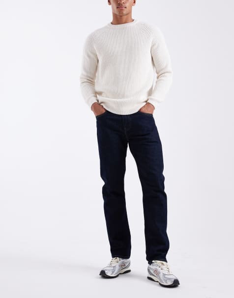 Levi's – Ciemnoniebieskie jeansy 502 ze zwężanymi nogawkami - view 1