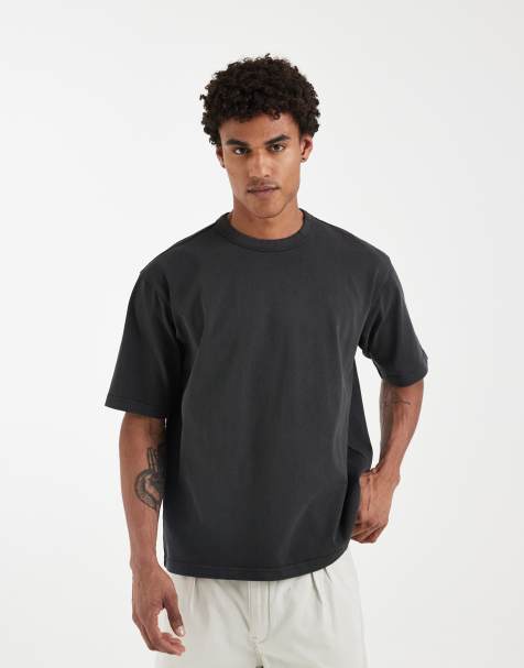 Levi's ciężki T-shirt o luźnym kroju w czerni - view 1
