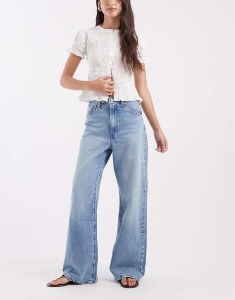 Levi's cinch baggy jeans i lys vask - view 1