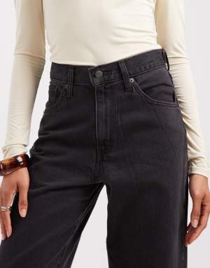 Levi's cinch baggy jeans in black