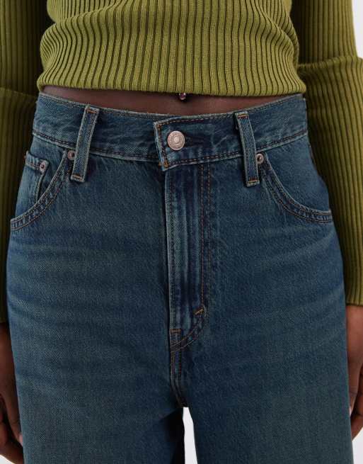Levi's cinch baggy jeans in dark blue, 5 of 5