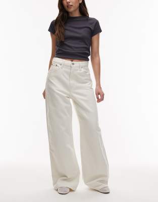 Levi's - Cinch-Baggy-Jeans in Ecru-Weiß