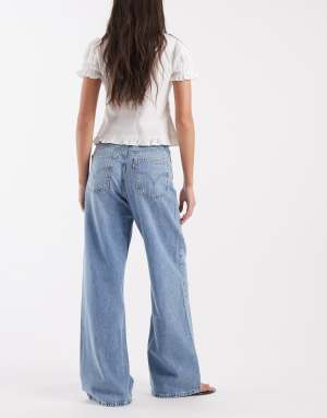 Levi's cinch baggy jeans in light blue
