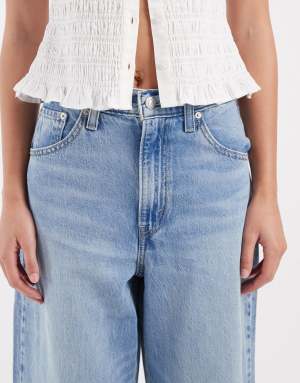 Levi's cinch baggy jeans in light blue