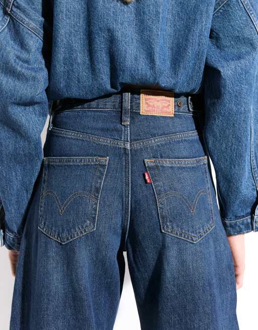 Levi's cinch barrel jeans in dark wash, 5 of 9