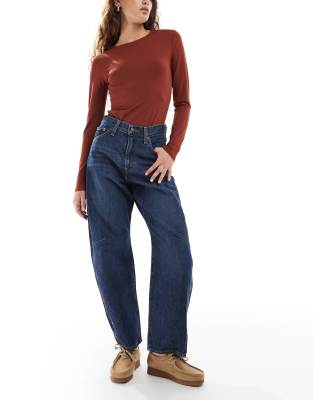 Levi's - Cinch-Barrel-Jeans in dunkler Waschung-Marineblau