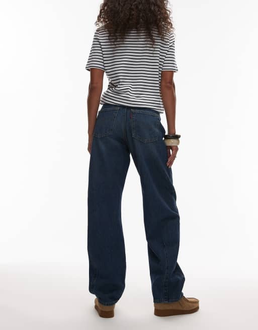Levi's – Cinch-Barrel-Jeans in dunkler Waschung