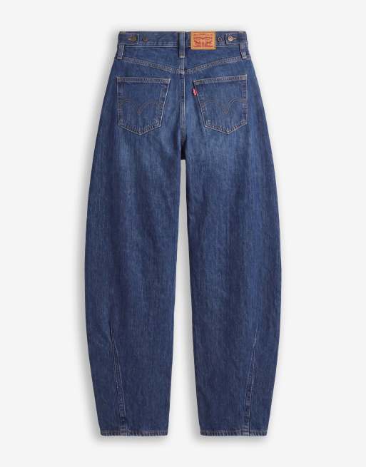 Levi's – Cinch-Barrel-Jeans in dunkler Waschung, 7 von 9