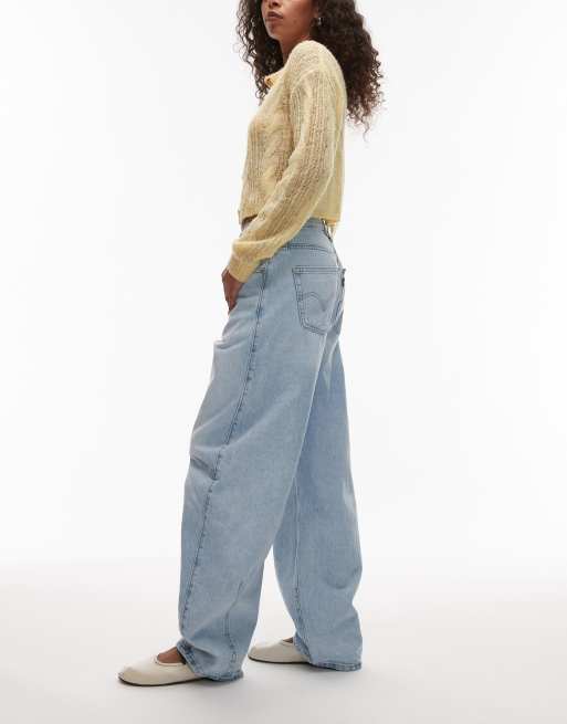 Levi's – Cinch-Barrel-Jeans in heller Waschung