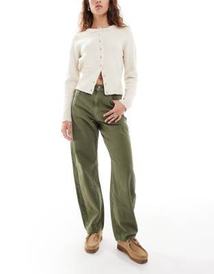 Levi's - Cinch-Barrel-Jeans in Khaki-Grün