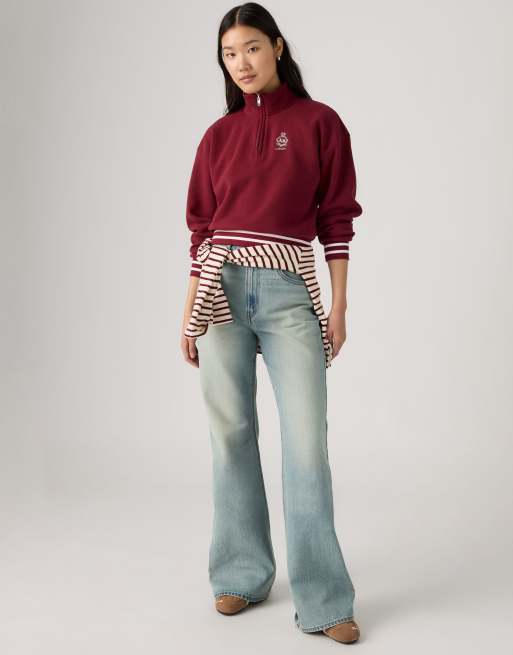 Levi's Cinch flared jeans in blue, 3 of 4