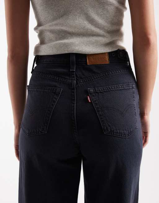 Levi's cinch jeans med vida ben i mörkblått, 5 av 5