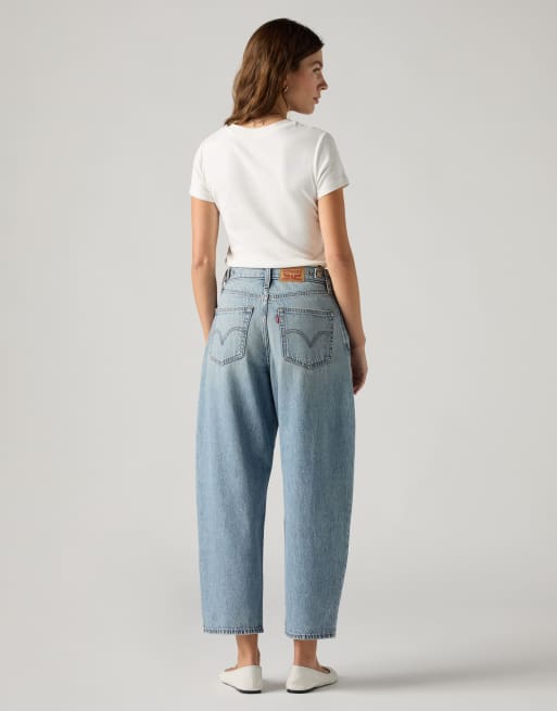 Levi's Cinch taper lightweight jeans in light blue, 2 of 4