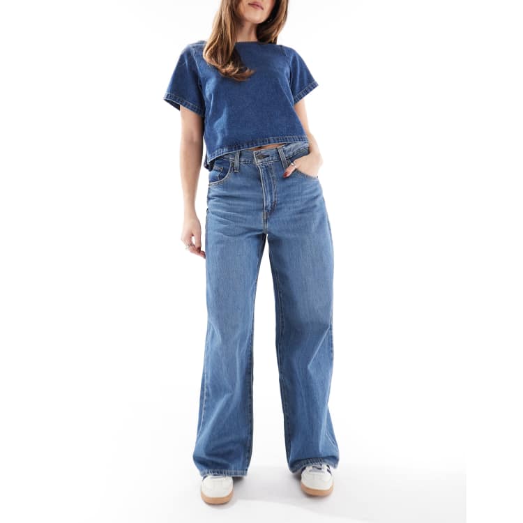 VIP【関税送料無料】希少 A.p.c. Baggy blue jeans Big Kids Check-5 Loose Denim Pants in Midnight Blue | Vans