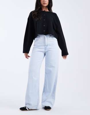 Levi's - Cinch - Weite Jeans in Bleach-Waschung-Blau