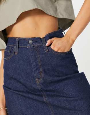 levi's classic denim skirt