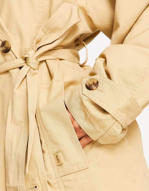 Levi's classic trench coat in beige | ASOS