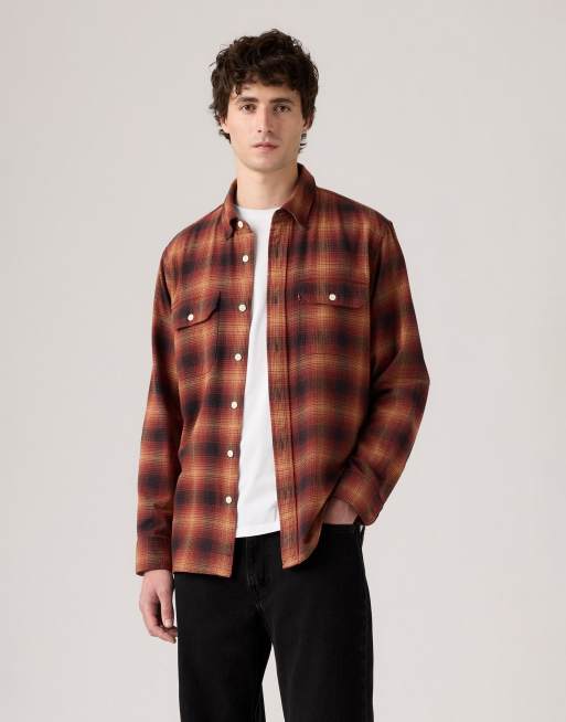 Levi's - Classic - Worker Sunset Blue - Camicie in velluto a coste multicolore