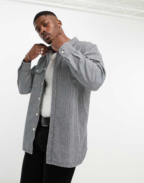 Levi's Classic Workwear Capsule shirt in blue stripe with pockets
