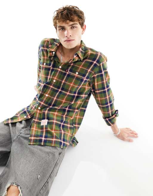 Levi's Classic Workwear Capsule shirt in yellow check | ASOS