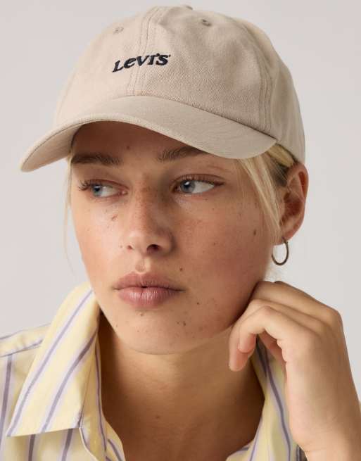 Levi's Club logo cap in off white, 4 of 4