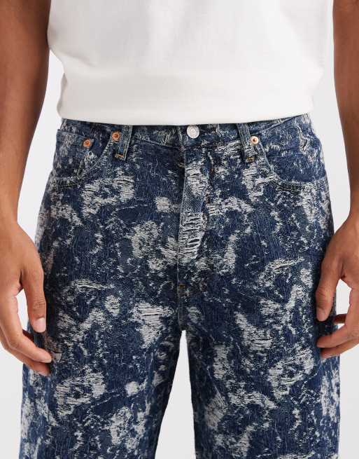 Levi's co-ord 578 printed baggy jeans in blue , 5 of 5