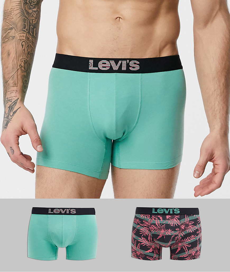 Levi's - Confezione da 2 boxer hawaiani-Multicolore