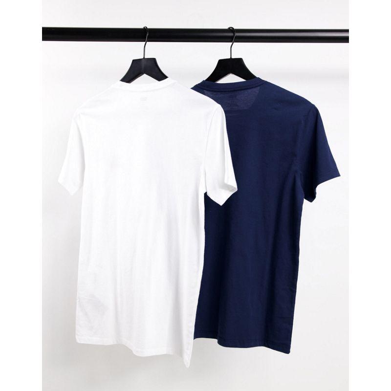 Confezioni multipack  Levi's - Confezione da due t-shirt bianca e blu navy con logo