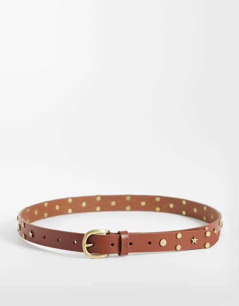 Levi's constellation oval belt in brown - view 1