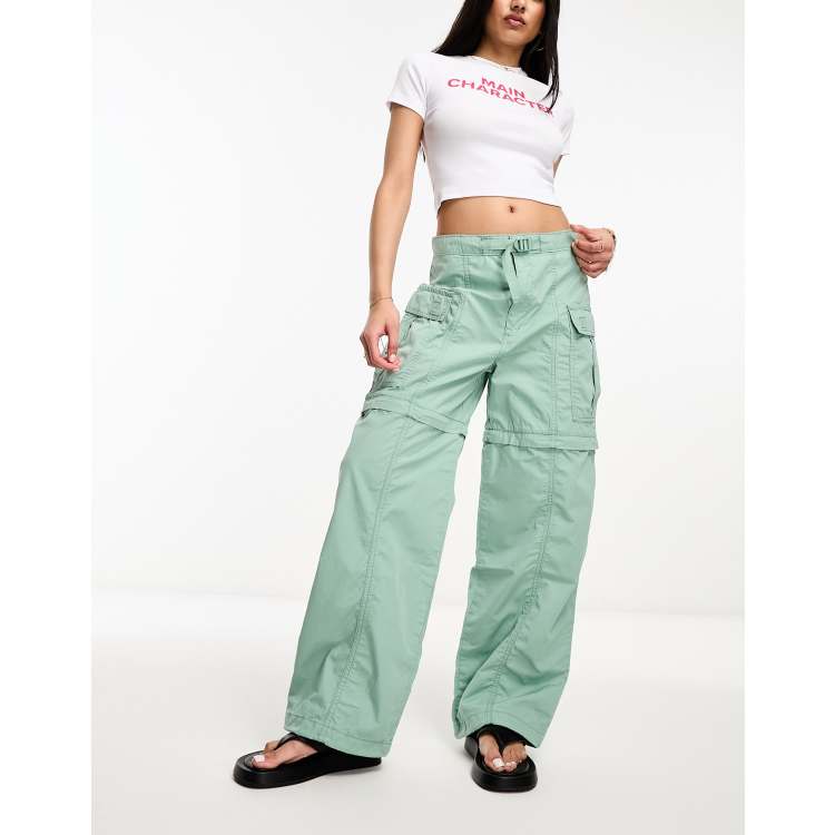 Green on sale cargo capris