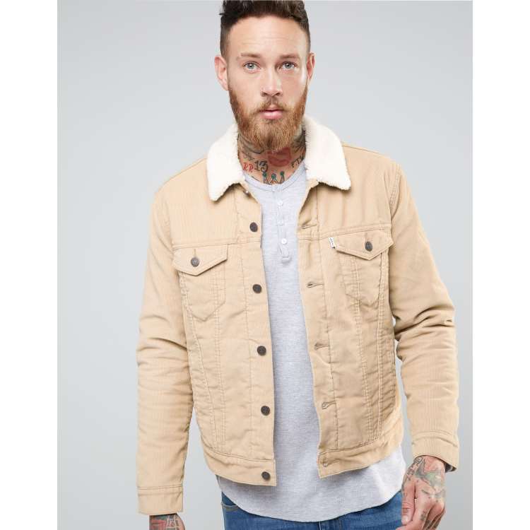 Levis trucker beige hotsell