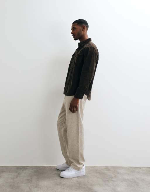 Levi's cord double pocket shirt in brown, 2 of 5