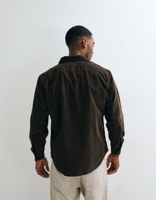 Levi's cord double pocket shirt in brown, 3 of 5