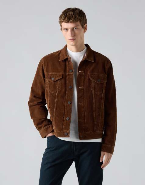 Levi's Corduroy trucker jacket in brown - view 1